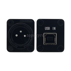 USB Audio Interface USB to AES Converter for Mixing Consoles