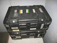 Rackmount 06U x24 ECS Legacy Composite Shock Mount Rack Black Case Shockmount