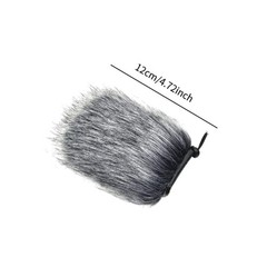 Mic Furry Windscreen Easy to Use Mic Windjammer for Interview Outdoor Use