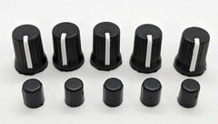 5 Black Knobs for Rane & Pioneer XDJ-RX R1 RZ AERO DJM-T1 S9 DJ Controller Parts