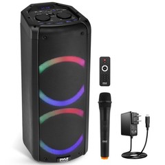Pyle Portable Bluetooth PA Speaker – 240W Dual 6.5″ 240 watts, Black