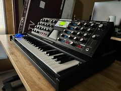 Moog Minimoog Voyager Electric Blue Edition 44-Key Analog Monophonic Synthesizer
