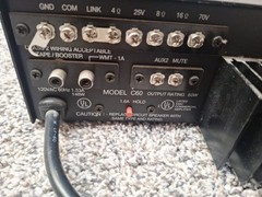 Bogen C60 Classic Series Mixer Amplifier 60W PA Amp Untested