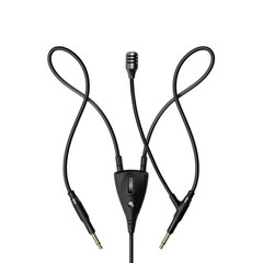 Omnidirectional Boom Mic 3.5mm for Gaming & Remote Work 2.5m Cable
