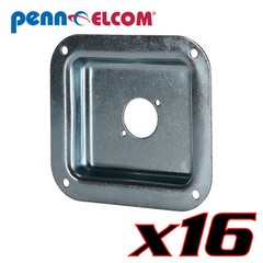 16 PennElcom D0949Z Dish 1 Neutrik D Speakon NL4MP Powercon PennBrite 4″x4-3/8″