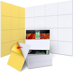 Polyester Soundproof Panels, 12×12 Inch Square for Home & Studio Noise Control