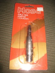 BRAND NEW Hosa GXJ-183 – 1/4 in TRS to XLR3F Adaptor