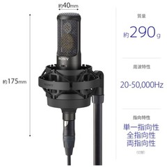 Sony C-100, Hi-Res Variable-directional condenser Microphone, Brand „New“