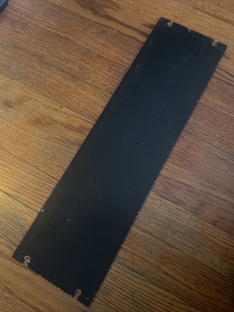Unbranded Blank Black Three 3 Rack Space Panel Heavy Duty Steel Spacer #2