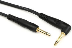 D’Addario PW-GRA-10 Custom Series Instrument Cable Right Angle – 10′