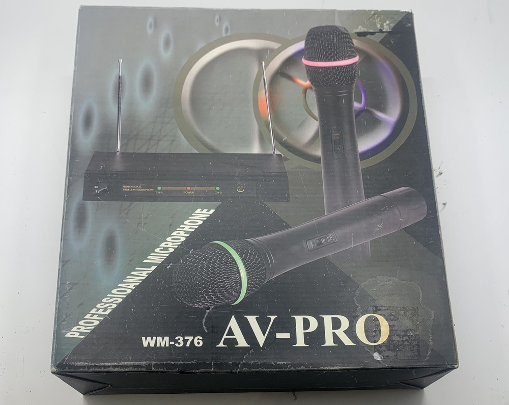 VINTAGE WM-376 AV-PRO Professional Microphone Set