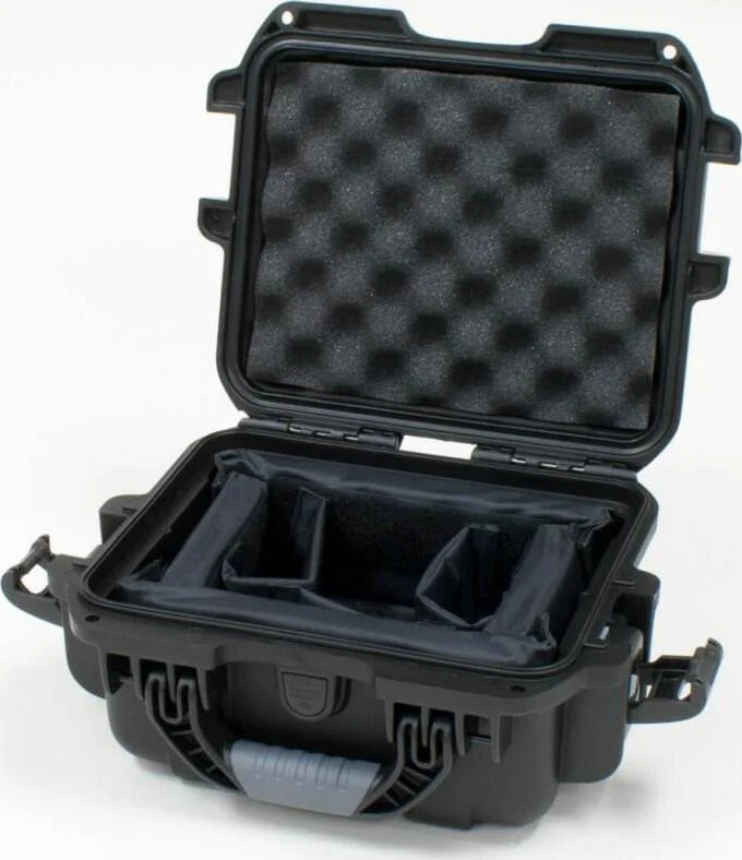 Gator Waterproof case w/ divider system; 9.4″x7.4″x5.5″