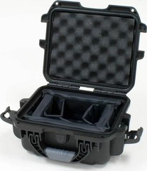 Gator Waterproof case w/ divider system; 9.4″x7.4″x5.5″
