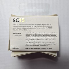 Rode SC15 Lightning Accessory Cable (11.8″) NEW IN BOX