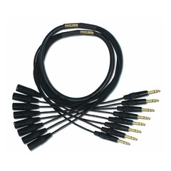 Mogami Gold 8 TRS-XLRM-20 Audio Adapter Snake Cable, 8 Channel Fan-Out, 1/4″ …