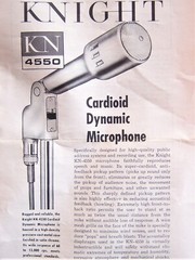Vintage RARE 1950’s Knight 4550 Dynamic microphone Electro Voice 664 w extras