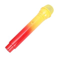 Microphone Gradient Color Lightweight Plastic Mic Prop For Speech