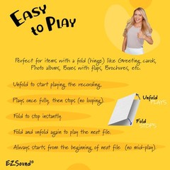 MultiPlay Re-recordable Sound Chip for Custom Greeting Cards | Sound Module P…