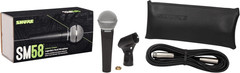SM58 Professional Dynamic Vocal Microphone with 25-Foot XLR Cable – Cardioid Mic