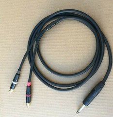 1FT -25’FT Mogami 2534 Neutrik 1/4 Mono to Dual-RCA balance Star Quad Cable