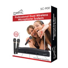 Supersonic SC-900 Professional Dual Wireless Microphone System