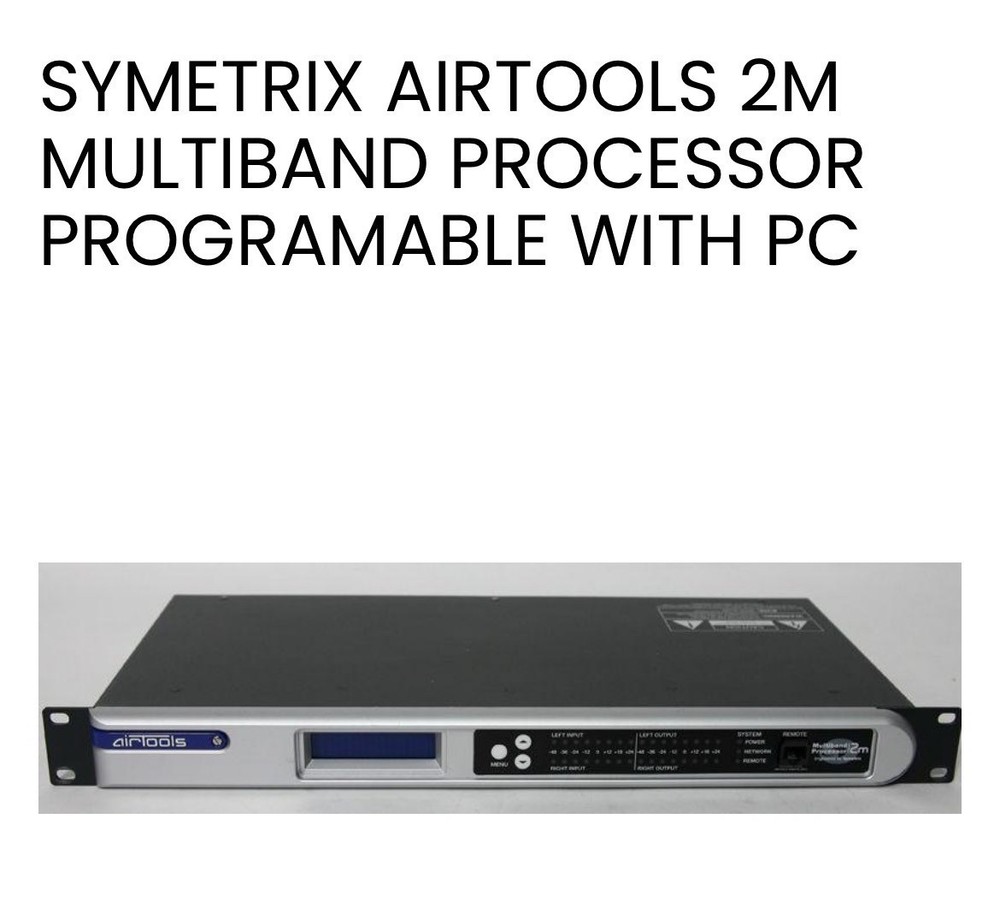 Symetrix 2M Multiband Processor – Excellent Condition With PC Control Software