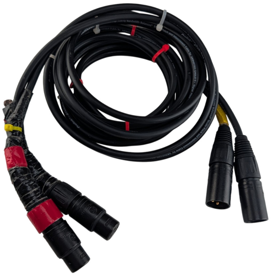Monster Cable Prolink StudioLink 500 Dual XLR Male to Female Cable 13 Ft Neutrik