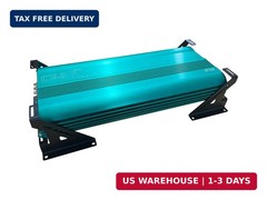 Droppin HZ Car Audio 2RACK 2 Channel Amplifier Rack, Steel, Black Powder Coated,