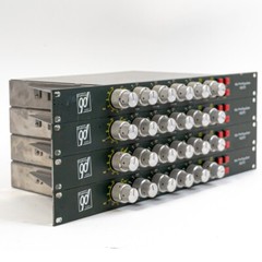 Four Daking 52270 Mic/Line EQ Preamps w/ Quad-Power Supply – Pristine Clarity