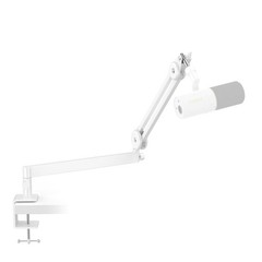 Low Profile Microphone Boom Arm Adjustable Mic Stand with Desk Mount Clamp