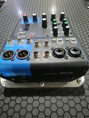 YAMAHA MG06 compact analog mixer