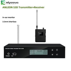 ANLEON S3D 560-596MHz Transmitter Receiver Kit Stereo Wireless In-Ear Monitor