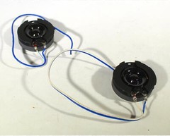 Nasaco 4 Ohm 15 Watt Tweeter Speakers 1.75 Inch Diameter Lot Of 2