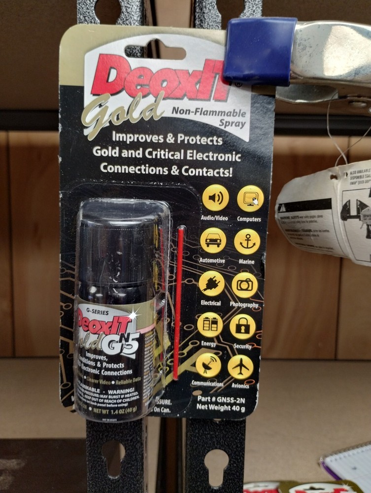 Caig GN5S-2N DeoxIT® Gold Series Mini- Spray Contact Cleaner & Protectant, 40g