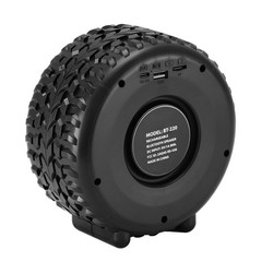2.5″ Portable Tire Bluetooth Wireless Speaker BT TWS Soud System USB/TF/FM Radio