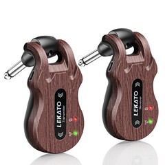 LEKATO Wireless Guitar System Rechargeable Electric Guitar Transmitter Receiver
