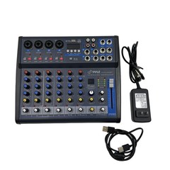 Pyle PMXU83BT 8 Channel Studio DJ Controller Bluetooth Audio Mixer #MB5694