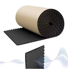Sound Absorbing Panel Self-Adhesive Acoustic Foam Car Studio Soundproofing 1M