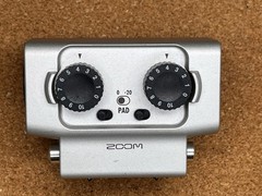 Zoom EXH-6 External XLR/TRS Input Adapter Module w/ Pad Switch, Dual Gain Knobs