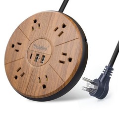 Power Strip Surge Protector 6 AC outlets with USB and USB-C PD 20W Fast Charg…