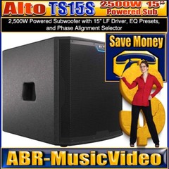Alto Professional TS12S 12″ Powered Subwoofer/ 1 Year Manufacture Warranty