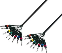 Adam Hall Cables 3 STAR L8 PP 0500 – Multicore Cable 8 x 6.3 mm Jack mono to …