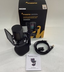 Maono Gaming USB Microphone With Noise Cancelling (DGM20) BLACK F1D