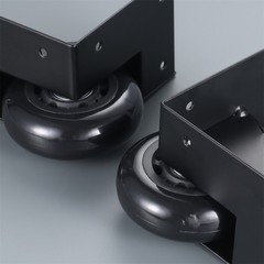 2pcs Wheel Casters for Flight Cases, Instrument Cases Equipment Stands Cabinets