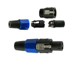 10 Pack SpeakOn Male Plug 4 Pole Conductor Pro Audio Speaker Cable Connector Lot