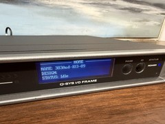 QSC Q-SYS I/O Frame + (2) CIML4 Input Cards + (1) col4 + (1) CTEL4 Cards WORKING