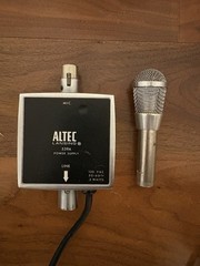 ALTEC MICROPHONE 195A Omni Capsule + PSU