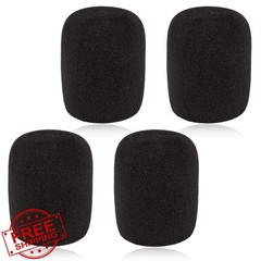 4 Pack Foam Microphone Covers Windscreens Handheld Mic Windshields