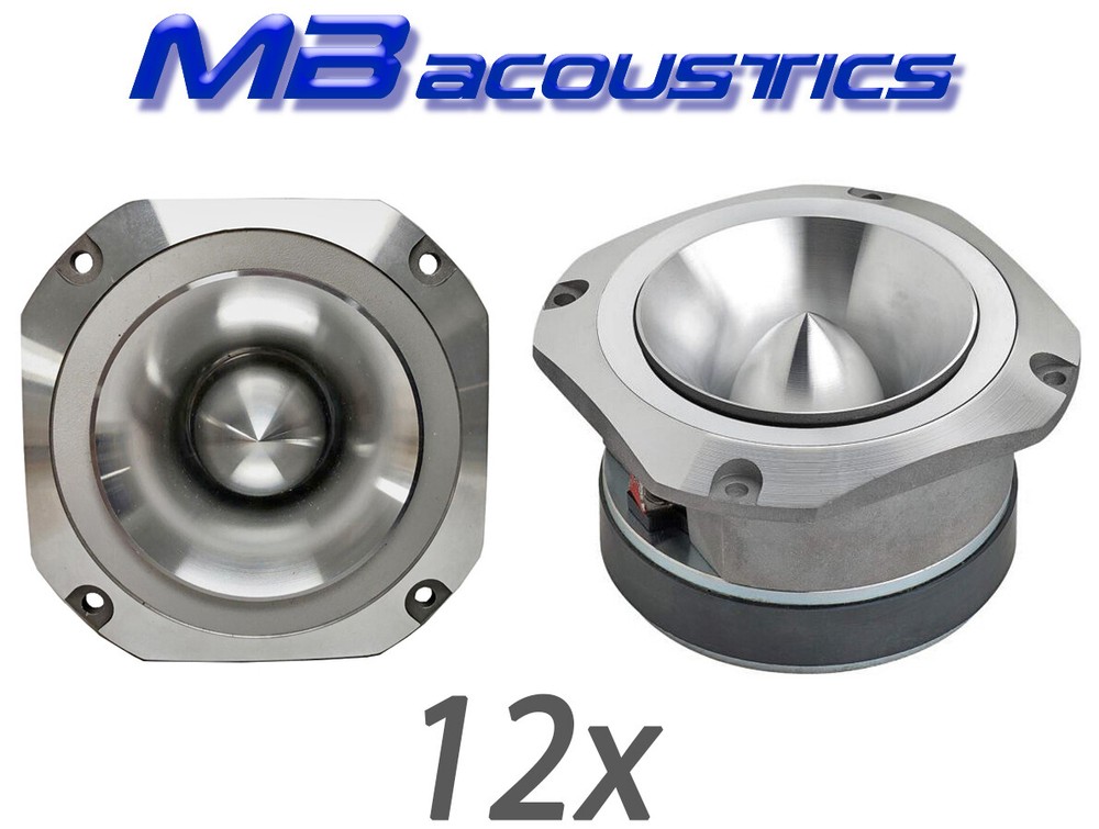 12-Lot MB Acoustics CP22 replacements 4″ 800W 8Ω Bullet Titanium Super Tweeters