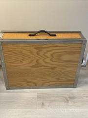 Vintage Heavy Duty Industrial Wood Flight Road Case ~31×23 Pro Audio Music Gear